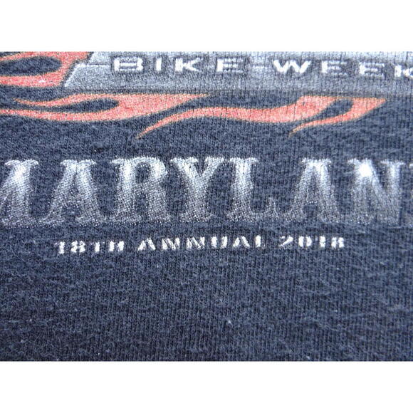 Delmarva Bike Week Maryland Men's Long Sleeve T-Shirt - Picture 7 of 7